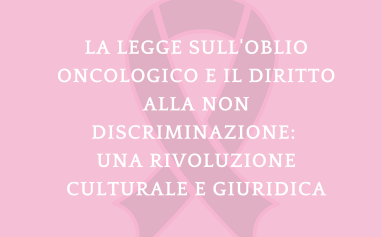 Legge sull'oblio oncologico